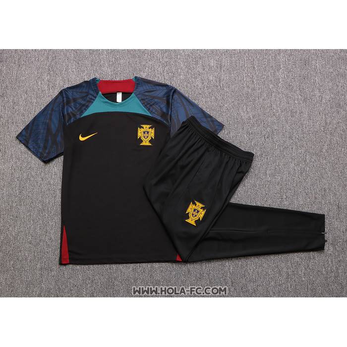 Chandal del Portugal 2022-2023 Manga Corta Negro